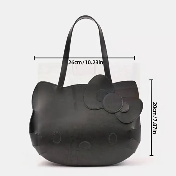 Vegan Leather Hello Kitty Purse, Hello Kitty Bag, Hello Kitty Purse - Picture 8 of 9